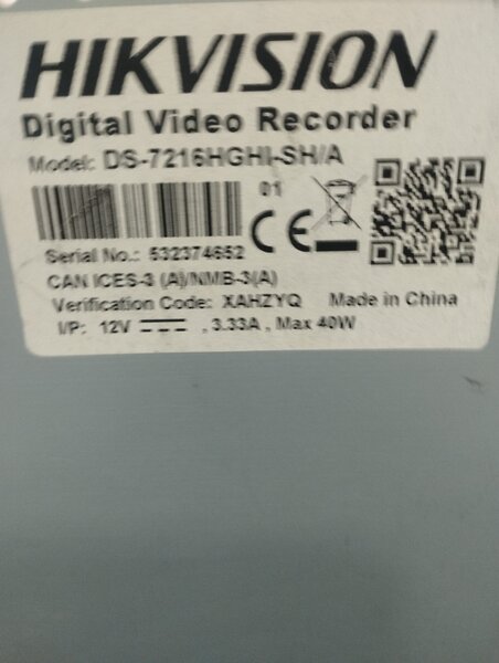 Vand DVR TurboHD 16 canale DS-7216HGHI-SH